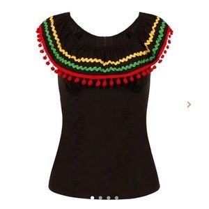 Hellbunny peasant top